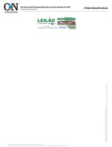 Publicidade Legal Leilão Embrapa 16-09-2022
