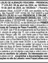 Publicidade Legal BANCO SANTANDER BRASIL S/A X JEAN CARLOS LARA DOS SANTOS	 22/03/24