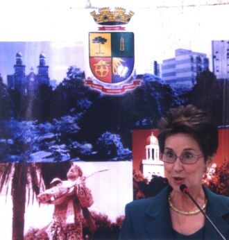 Teresinha Braz presidente da Cultura ArtÃstica
