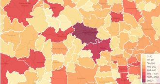 A cidade é a quarta no estado com mais mortes (Imagem: Captura de tela)