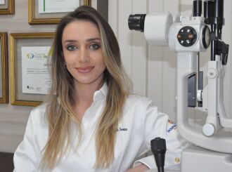 Dra. Gabrielle Senter é oftalmologista Fotos - Luciano Anderson Breitkreitz – ON