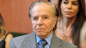Há meses, Carlos Menem enfrentava problemas de saúde -Foto - Telam