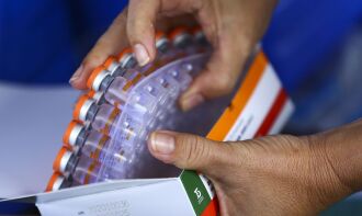 Instituição pretende entregar 46 milhões de doses até o final de abril (Foto: Marcelo Camargo/Agência Brasil)