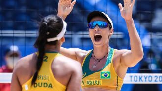 O Brasil teve três vitórias no vôlei, sendo duas no vôlei de praia (Foto: Wander Roberto/COB)