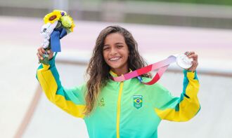 Sensação nos Jogos de Tóquio, Fadinha chegou nos últimos dias a mais de dois milhões de seguidores nas redes sociais (Foto: Wander Roberto/COB)