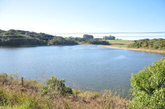 O nível da Barragem da Fazenda está 1,5 metro abaixo da capacidade máxima (Foto: Gerson Lopes/ON)