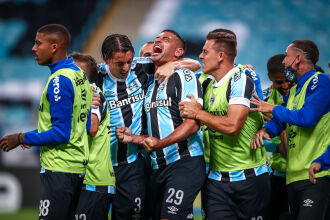 Diego Souza marcou o gol gremista – Foto-Lucas Uebel-GFBPA