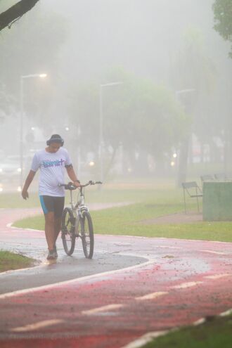 Os dias nublados e com neblina predominaram na rotina passo-fundense na última semana. (Foto: Roberto Sander)
