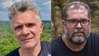 Jornalista britânico Dom Phillips e o indigenista Bruno Pereira estão desaparecidos desde domingo (5). (Foto: Divulgação)