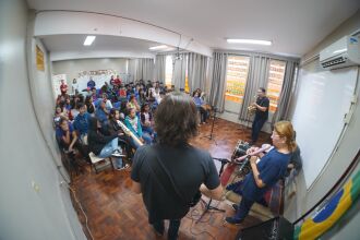 A Escola de Música conta com quatro professores e quatro auxiliares, já contratados - Foto - MICHEL SANDERI