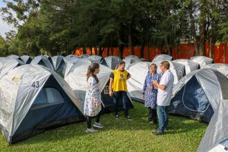 As atividades do acampamento acontecem em todo o Campus I da UPF