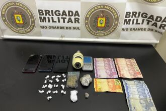 Traficante foi pego no Bairro Integração – Foto – Divulgação BM