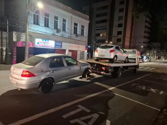 Madrugada teve fiscalização no centro de Passo Fundo – Foto- GMT