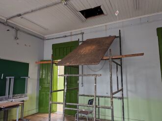 Obras na Escola Protásio Alves têm outubro como prazo previsto para conclusão - Foto: Kleiton Vasconcellos/ON