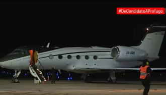 Avião em Puerto Iguazú – Reprodução C5N