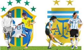Brasil x Argentina: clássico mundial Crédito:
