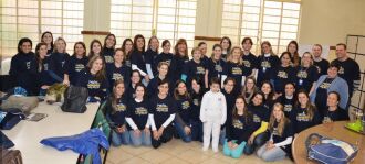 Camisetas com valores diferentes estão sendo usadas pelos educadores e gestores da Rede de Educação Notre Dame