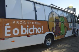 Este mês ônibus está atendendo a população do bairro Santa Rita