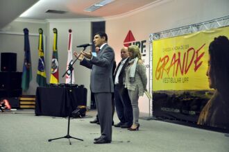 Lançamento reuniu imprensa, dirigentes da Instituição, representantes de escolas e cursos pré-vestibular
