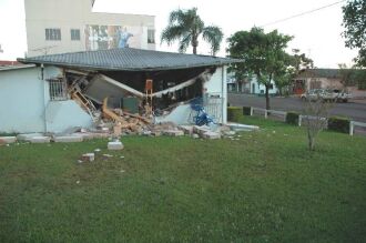 A ação criminosa foi realizada na madrugada deste sábado (29) Crédito: