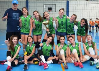 Conceição: campeão no vôlei mirim