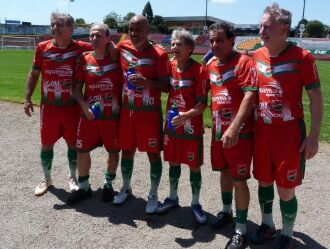 Flávio, Doval, Castor, Walmor, Luiz Emílio e o capitão Darci Munique