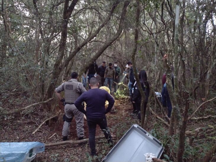 Corpo havia sido enterrado na mata, perto da Ocupação Floresta às margens do rio Passo Fundo (Foto: Arquivo/ON)