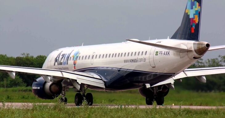 PR-AXK: o retorno do confortável jato da Embraer a Passo Fundo  -   Foto - Eduardo Junior Boian/YouTuBe