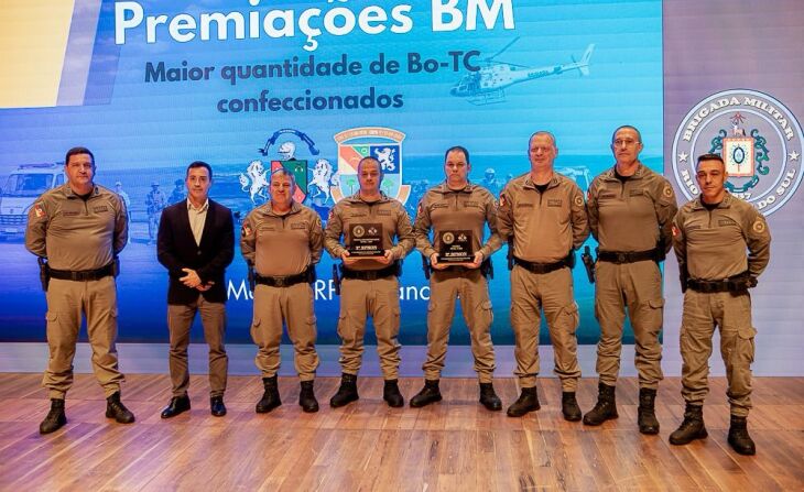 A premiação foi entregue pelo Comando-Geral da Brigada Militar