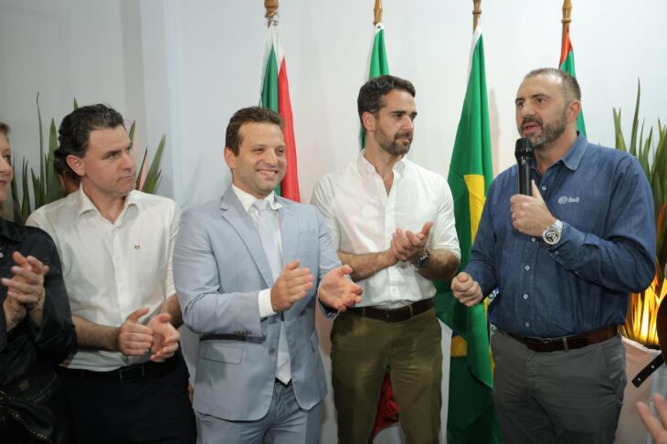 Evento no Pavilhão Internacional teve a presença do governador Eduardo Leite, secretários estaduais e empresários que estarão na comitiva em outubro - DIVULGAÇÃO