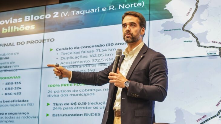 A concessão, que prevê investimento de R$ 6 bilhões, envolve 182 km de duplicações e 71,5 km de terceiras faixas