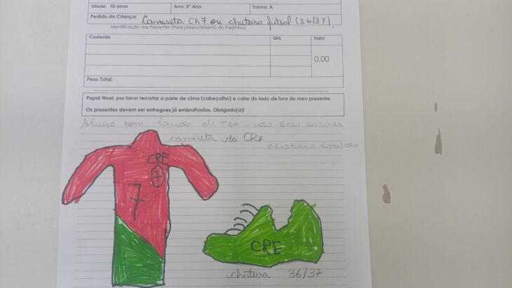 Cartas escritas por alunos de escolas públicas de Passo Fundo aguardam apadrinhamento na agência central dos Correios - Foto: Divulgação