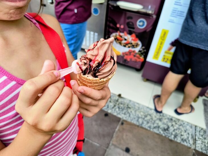 Calorão em Passo Fundo e um sorvete para refrescar - Foto: LC Schneider-ON