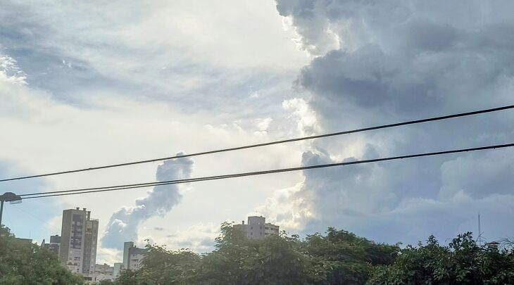 Céu parcialmente nublado predomina na região - Foto – LC Schneider-ON