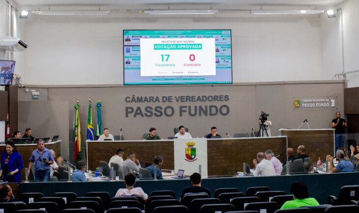 Projeto foi aprovado na sessão de segunda-feira - FOTO: CÂMARA DE VEREADORES/DIVULGAÇÃO