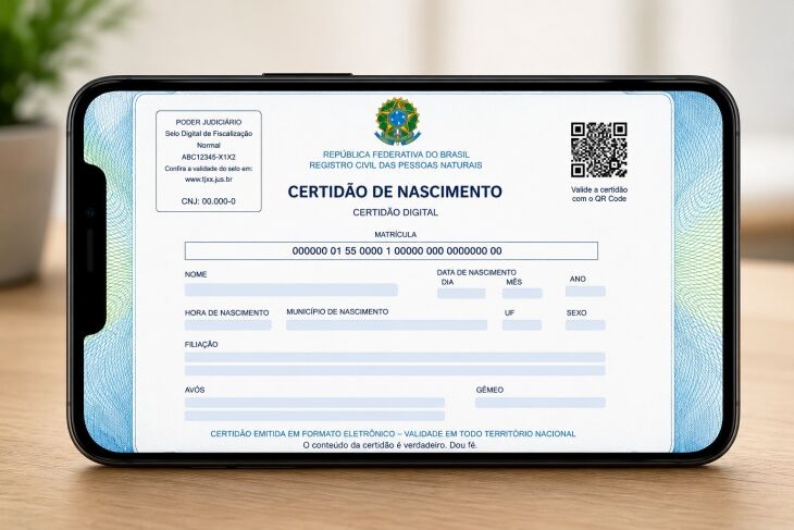 As segundas vias de certidões digitais de nascimento, casamento e óbito podem ser solicitadas de forma simples pela internet, por meio do site oficial www.registrocivil.org.br - FOTO: DIULGAÇÃO  