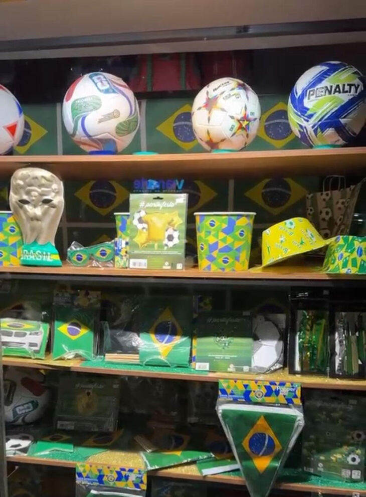 Além dos estabelecimentos especializados em artigos esportivos e decoração, outros segmentos também devem sentir os reflexos do torneio - FOTO: DIVULGAÇÃO