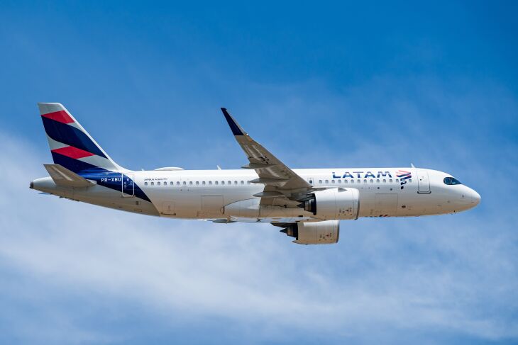 Airbus A320Neo operado pela Latam em Passo Fundo - Foto: Guilherme Ramos - Ramos Aviation/Latam)