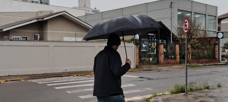 Segunda-feira teve volume de 44 milímetros de chuva em Passo Fundo - Foto: Kleiton Vasconcellos/ON