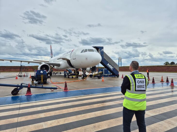 A ON8 assumiu ontem as operações no Aeroporto Lauro Kurtz - Foto: Divulgação.