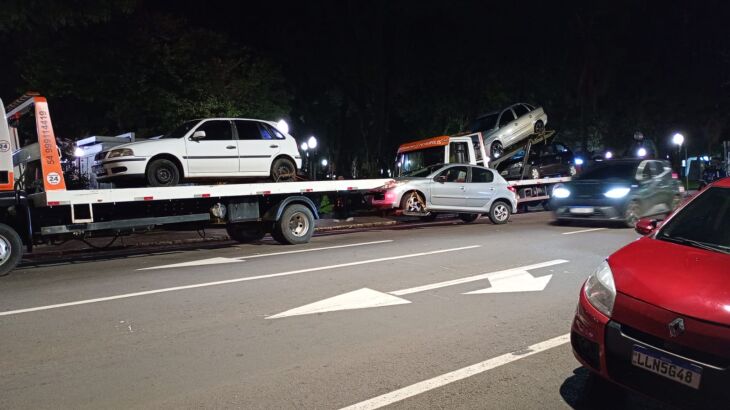 Ação ocorreu na rua Bento Gonçalves, centro da cidade - Foto Guarda Municipal