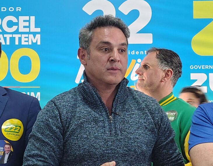 Luciano Zucco (PL) participou de atividades de campanha na terça-feira, em Passo Fundo - Foto: Kleiton Vasconcellos