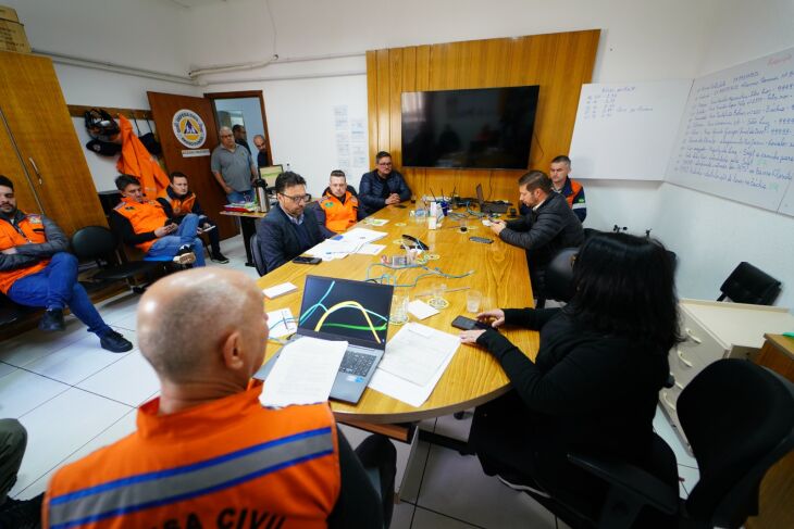 As ações envolvem diferentes secretarias e integram o trabalho permanente de prevenção e preparação do Município para períodos de maior intensidade de chuvas - Foto: MICHEL SANDERI/PMPF