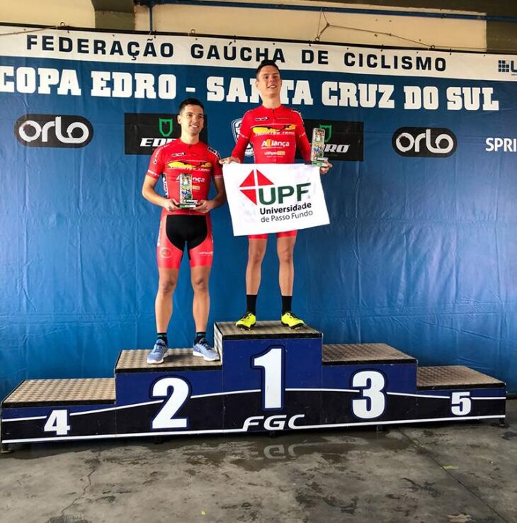 Atleta no topo do pódio